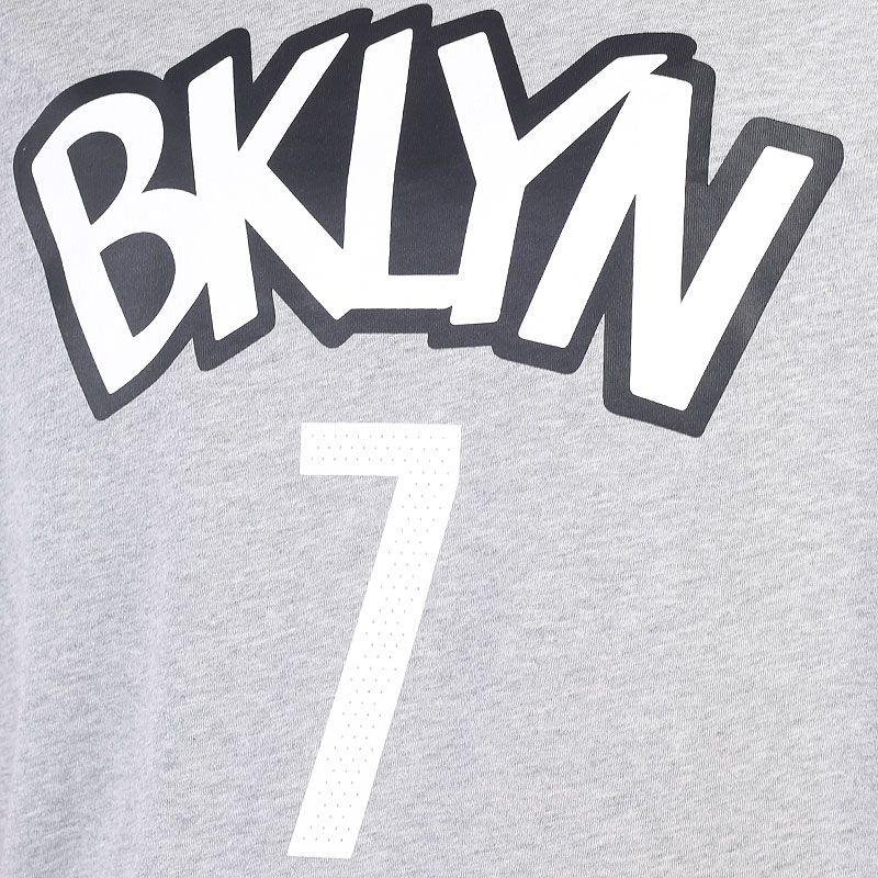 мужская серая футболка Nike Kevin Durant Nets Statement Edition NBA CV9962-064 - цена, описание, фото 2
